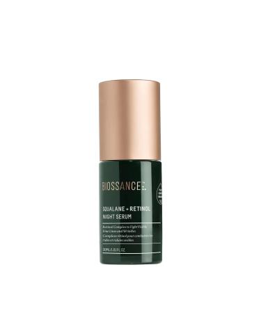 BiossanceSqualane + Retinol Serum. Encapsulated Time-Release Retinol to Reduce Fine  Lines  Wrinkles  Discoloration and Texture. Cell Turnover with Minimal Irritation (1.01 fl oz)