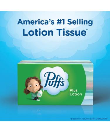 Puffs Plus Lotion Facial Tissue 8 Family Boxes, 120 Count - Pack of 8 (Old Version) - Buy Online on SooperMarket.com