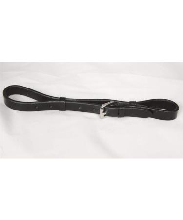 Hans Melzer rear strap for Swedish noseband black/silver XL Warmblood