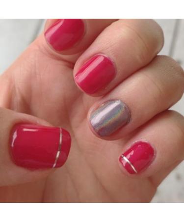 Nail Striping Tape Line Nail Striping Tape Line Adhesive Nail Sticker Nail Art Decoration Nail Strips Sticker Silver - Buy Online on SooperMarket.com