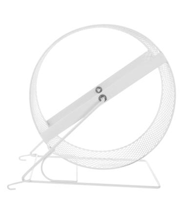 VILLCASE Hamster Running Wheel Flying Toys Black Metal Large Hamster Cage Rat Wheel Large 30cm 11 Inch Hamster Wheel Small Animal Running Wheel Interesting Hamster Wheel Funny Hamster Wheel