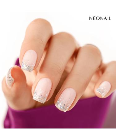 Neonail UV Nail Polish 7.2ml - Blue Silver Glitter Confetti | Shellac Gel Lacquer for Stunning Nail Designs - Buy Online on SooperMarket.com