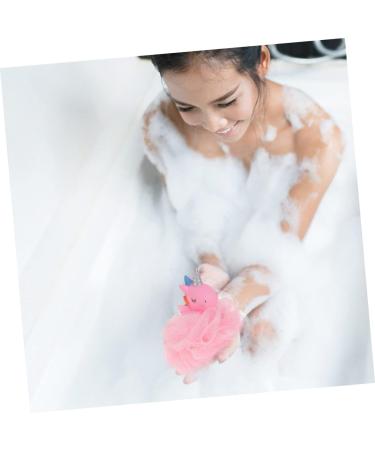 Angoily Unicorn Bath Ball Cleaning Sponge - 2pcs Exfoliating Loofah for Kids & Adults | Ideal Bathing Shower Accessory - Buy Online on SooperMarket.com