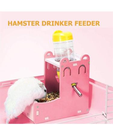 xihan123 Hamster Bowl Plastic Rabbit Food Bowls Durable Resuable Rabbit Hay Feeder For Allow To Keep The Cage Area Clean Help Reduce Hay Waste set-pink - Buy Online on SooperMarket.com