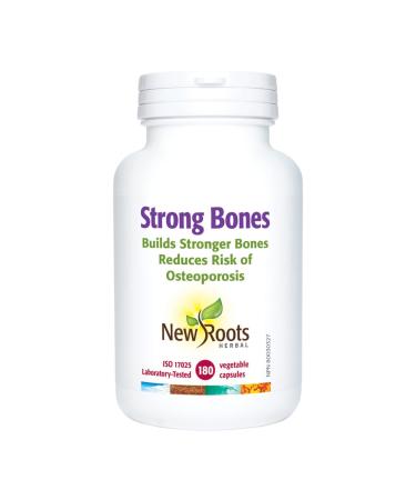New Roots Herbal - Strong Bones - 180 capsules - Bone Strength Supplement - Bone Support Supplements for Men and Women - Strong Bones Supplements for Men and Women - Development & Maintenance of Bones 180 count (Pack of 1)