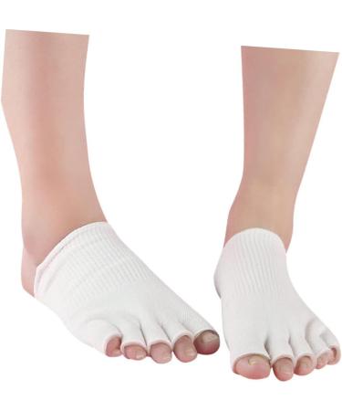 Mikinona 1 Pair Gel Feet Sock Gel Socks for Feet Dry Feet Gel Socks Bunion Splints Pad Foot Moisturizing Socks Five Toe Gel Socks Toe Spacers Toe Spreader Toe Socks - Buy Online on SooperMarket.com