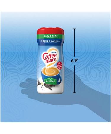 Coffee mate Sugar-Free Powder Coffee Creamer Variety French Vanilla Vanilla Caramel and Hazelnut with World Food Shop Scoop - Buy Online on SooperMarket.com