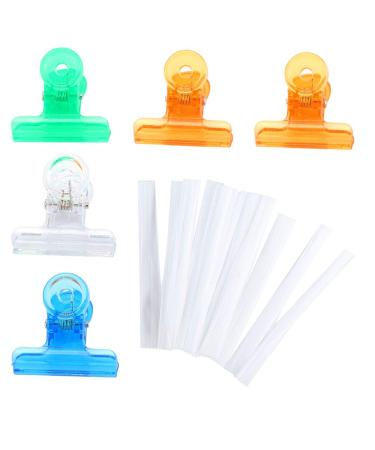 Rotekt 10pcs Nail Extension Fiberglass Tips & 5pcs Nail Art Clamps | International Shipping Available - Buy Online on SooperMarket.com