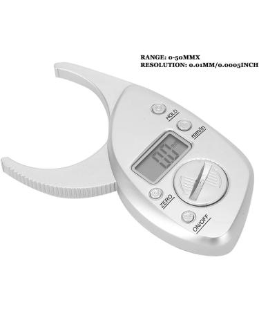 Body Fat Caliper Portable Skin Fat Caliper Tester Digital Display High Accuracy Battery Powered Body Fat Measurement Accurately Measuring Body Fat for Men and Women - Buy Online on SooperMarket.com