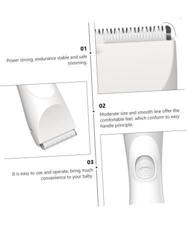 Mikinona 1 Set Hair Clipper Strong Power Hair Trimmer Body Hair Trimmer Professional Clippers for Barbers Rechargeable Fabric Haircut Tool Abs Electric Accessories Child - Buy Online on SooperMarket.com