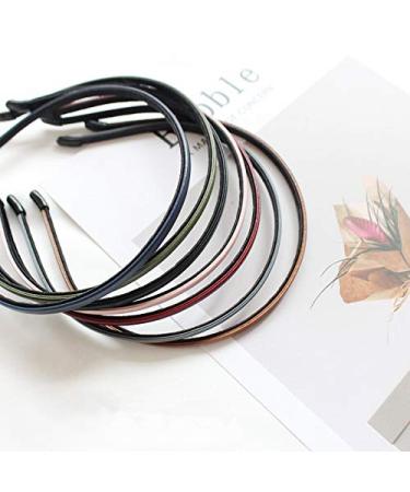 Cute Leather Covered Glitter Hair Loop Headband for Women & Girls - Buy Online on SooperMarket.com