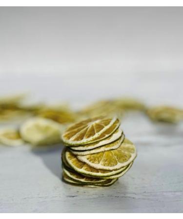 Dried Lime Slices - Premium Dehydrated Cocktail Garnishes - 35 Servings (50g Approx) - Buy Online on SooperMarket.com