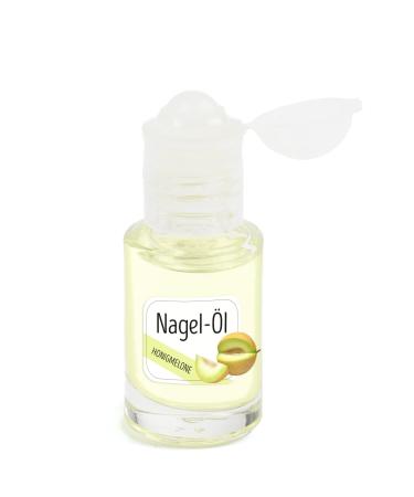 KM Nails nail oil honeydew melon 6ml in a practical iroll without paraffin