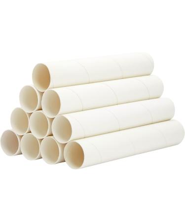 12 Pack White Cardboard Tubes for DIY Crafts - 1.7 x 10 Inches - Empty Paper Towels Rolls for Art Projects - Buy Online on SooperMarket.com