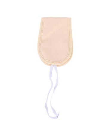 Narrow-ribbary oil pack reusable castor oil compress soft castor oil pack sleep-neck pain liability compress ridicule oil pack for thyroid nodes (Khaki)