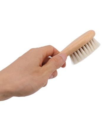 Baby Hairbrush Set - Soft Double Sided Comb with Goat Bristles for Newborns - Buy Online on SooperMarket.com