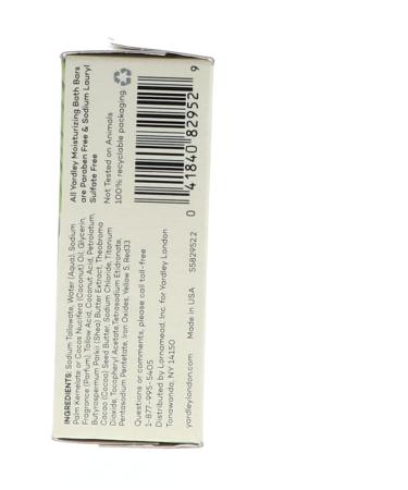 Yardley Cocoa Butter Moisturizing Bar Chocolate Scent 4.25 Oz | Premium Hydrating Soap for All Skin Types | International Shipping Available - Buy Online on SooperMarket.com