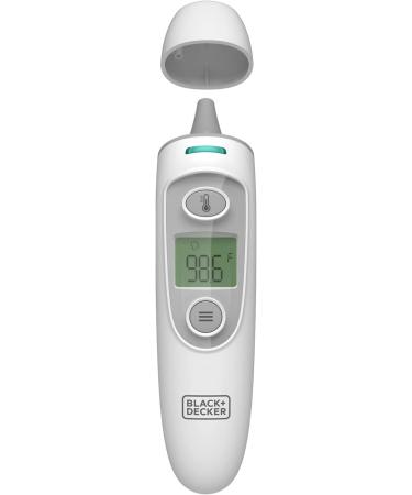 BLACK+DECKER 3-in-1 Infrared Thermometer | Fever Alarm, Forehead/Ear/Object Modes | Fast Response Time, Auto Shutdown | Mute Function for Babies (BDXTMB100) - Buy Online on SooperMarket.com