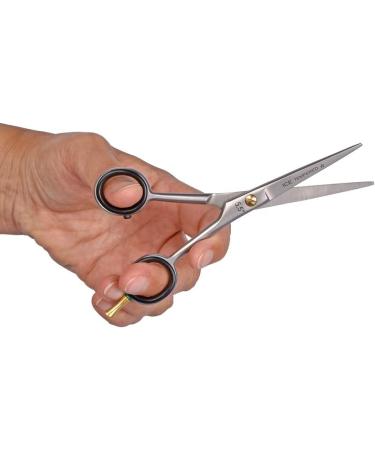 Otto Herder 5.5 Extra Sharp Hairdressing Scissors - Precision Hair Cutting with One-Sided Microcover & Golden Screw - Buy Online on SooperMarket.com