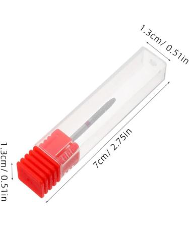 Gogogmee Nail Polisher Drill Bit for Acrylic Nails Nail Bits for Nail Drill Acrylic Nail Drill Bits Manicure Art Drill Bits Manicure Accessories Nail Art Tools Nail Art Polishing Tools 7.00X1.30X1.30CM Red - Buy Online on SooperMarket.com