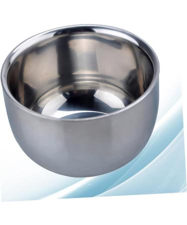 Buy Housoutil Stainless Steel Shaving Bowl | Shave Bowl with Lids for Shaving Cream & Soap | Perfect Mixing Bowl for Rich Lather - Buy Online on SooperMarket.com
