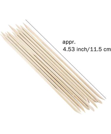 100 Pcs WACURRENTHYD 4.3in Nail Orange Sticks | Double Heads Cuticle Pusher Wood Sticks | Manicure Pedicure Tool (100 - Buy Online on SooperMarket.com
