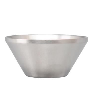 Folpus Shaving Soap Bowl Made of Stainless Steel Shaving Soap Cup Durable