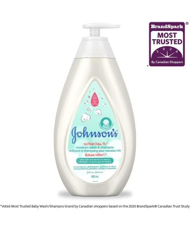 Johnson's Baby newborn bath wash and shampoo cotton touch body wash 800ml Wash 800 ml (Pack of 1) - Buy Online on SooperMarket.com