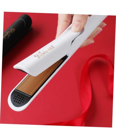 PLAFOPE 1pc Curling Iron Curling Wand Hair Straightening Comb Electric Hot Comb Hair Curlers White US Plug White - Buy Online on SooperMarket.com