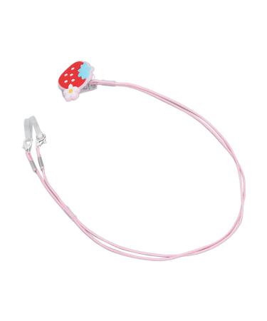 Hearing Aid Retainer Straps Fashion Lightweight Hearing Aid Clips Portable Strawberry Pattern for Shirts