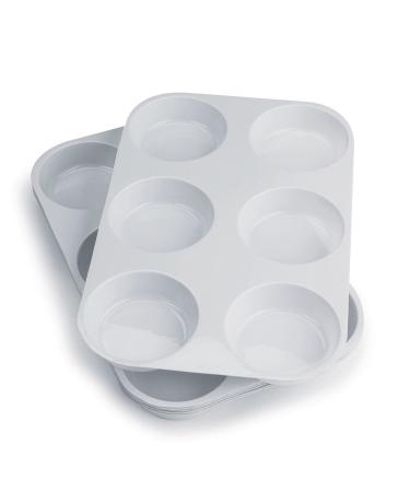S&S Worldwide Paint or Sorting Trays (Pack of 6) White Modern