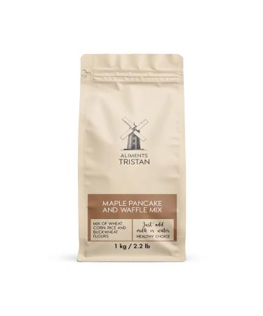 Aliments Tristan Maple Pancake and Waffle Mix 1Kg Natural Flour Blend for Baked Goods Breakfast Desserts and Pastries Just Add Milk or Water No Artificial Flavors Made in Canada