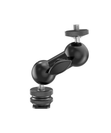 SmallRig Cool Ballhead, Multi-Function Double Ball Dead Adapter with Shoe Mount & 1/4" Screw for Monitors Led Light Microphone - 1135