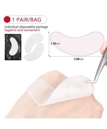 Lunamoon Eye Pads for Eyelash Extensions | 50 Pairs Black Gel Patches - Ideal for Lifting Coloring & Care - Buy Online on SooperMarket.com