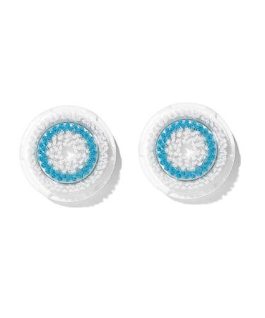 Clarisonic Deep Pore Facial Cleansing Brush Head Replacement Compatible with Mia 1 Mia 2 Mia Fit Alpha Fit Smart Profile Uplift and Alpha Fit X 2 Pack 2 Count (Pack of 1)