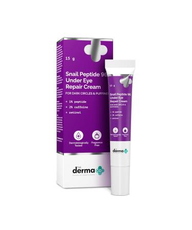 The Derma Co. Snail Peptide 96 Under Eye Cream with Snail Mucin & Peptide Complex For Dark Circles & Puffiness - 15 g