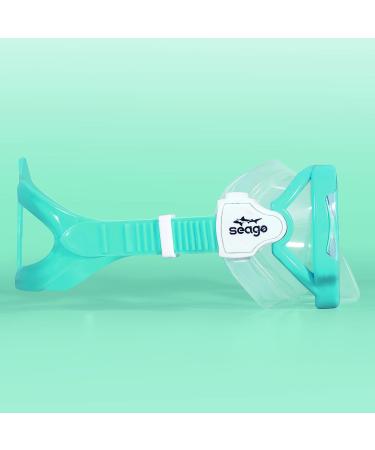 Seago Kids Swim Goggles Snorkel Diving Mask - Anti-Fog 180 Clear View for Youth (Ages 5-15) - Green - Buy Online on SooperMarket.com