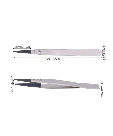 High-Quality Plastic & Stainless Steel Tweezers | Carbon Fiber Design for Aerospace & Microelectronics - Buy Online on SooperMarket.com