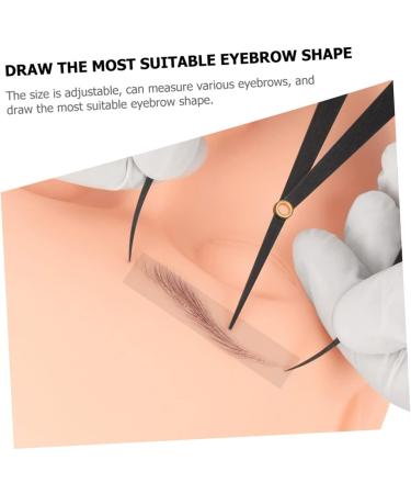 HAPINARY Compass Guide Template Tools Eyebrow Tools Eyebrow Measuring Ruler Makeup Gadgets Eyebrow Rulers Makeup Tools Curve - Buy Online on SooperMarket.com