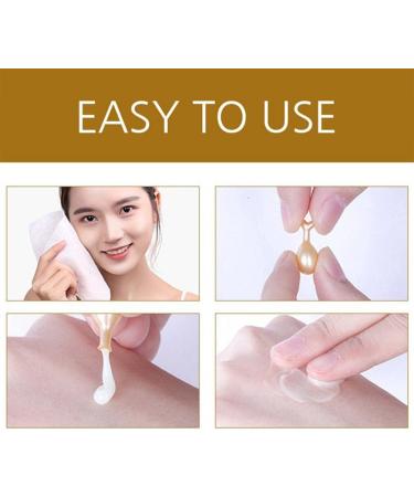 Advanced Vitamin C Serum Hyaluronic Essence Capsules Skin Care Cream Moisturizer For The Face Reduces Wrinkles Fine Lines Aging - Buy Online on SooperMarket.com