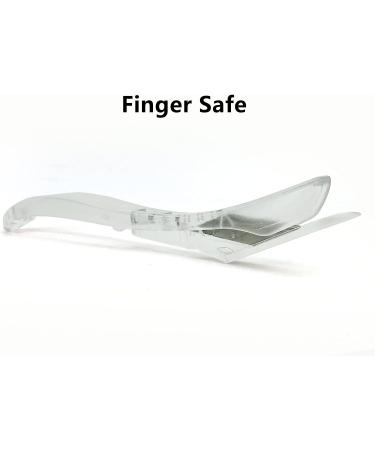 CARTINTS Paper Cutter with Hidden Knife Blade  Safety Wrapping Paper Cutter Safety Cutter Paper Trimmer for Adhesive Vinyl  Plastic Film  Craft Paper  Photo&Scrapbooking  5.7X 0.6inch Transparent - Buy Online on SooperMarket.com