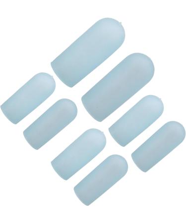 High-Quality Hammer Toe Covers - Silicone 4 Pairs Breathable Ventilation Large Toe Caps for Corns & Blisters Relief - Buy Online on SooperMarket.com