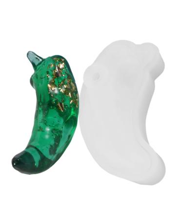 Tofficu Epoxy Resin Mold 1pc Resin Tool DIY Crafts Thanksgiving Casting Silicone for Chili Green Gel Simulate Home Pepper