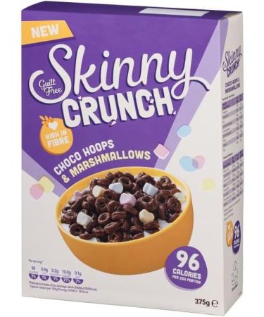 Skiny Crunch Cereal Choco Hoops & Marshmallows 375g - A Tongue Tinglingly Different Way To Start Your Day - Pack of 4 - Buy Online on SooperMarket.com