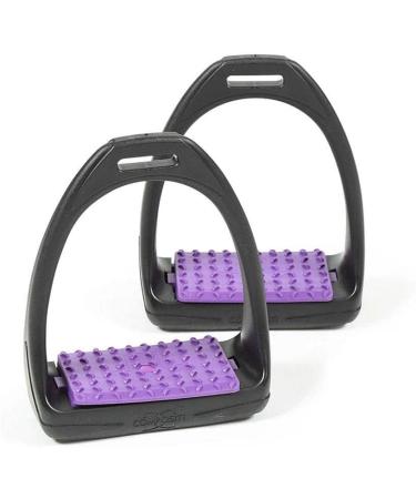 Shires Compositi REFLEX Stirrups (691) Shock Absorbent Colours - Adult (4.75") Black-Black Adult (4.75") - Buy Online on SooperMarket.com