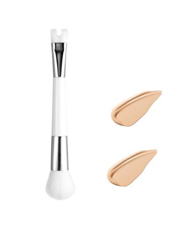 Nose U Shape Brush Soft 2 in 1 Precision Contour Brush for Sculpting and Defining Nose Cheek Bones Double Ended Makeup Brush for Blush Shadow Highlight