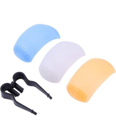 Rodipu 3 Color 87x41mm Flash Bounce Diffuser Cover - Camera Flash Photography Essential - Buy Online on SooperMarket.com
