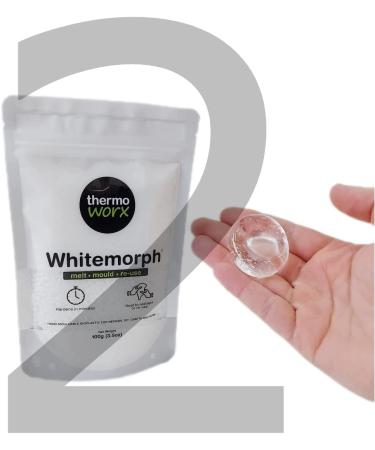 Thermoworx Whitemorph 2.2lb Hand Moldable Bioplastic - Melt, Mold, and Reuse - Buy Online on SooperMarket.com