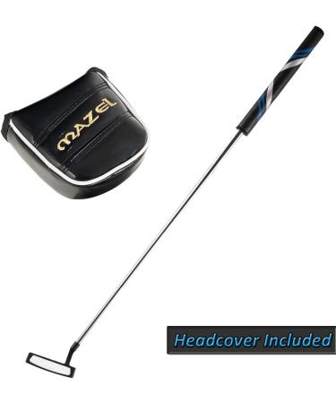 MAZEL Tour GS Men's Golf Putter - Right Handed w/ Head Cover, Black Upgraded - Buy Online on SooperMarket.com