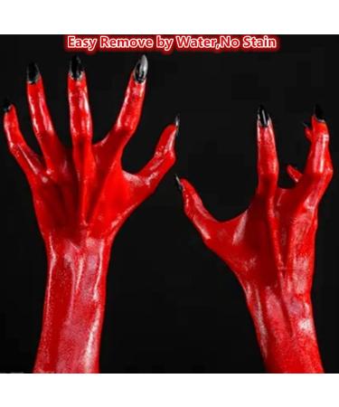 Go Ho Red Cream Face Body Paint(2.37 oz) Water Based Red Devil Makeup Face Painting for Adults Children SFX Cosplay Costumes Festivals Halloween - Buy Online on SooperMarket.com